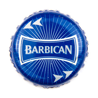 Barbican malt crown cap