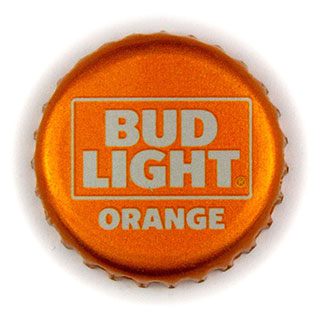 Bud Light orange crown cap