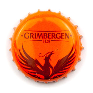 Grimbergen orange crown cap