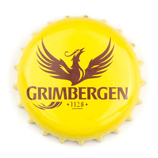 Grimbergen yellow crown cap