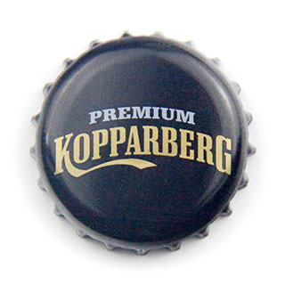Kopparberg plain black crown cap