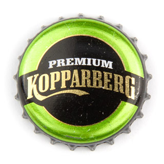 Kopparberg thick green shiny crown cap