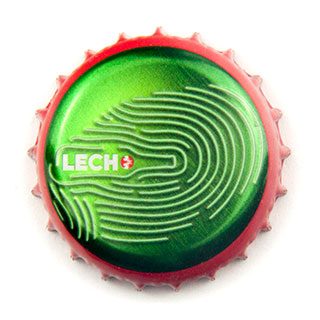 Lech finerprint red edge crown cap