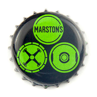 Marston's circles green crown cap