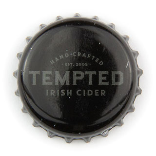 Tempted Irish Cider crown cap