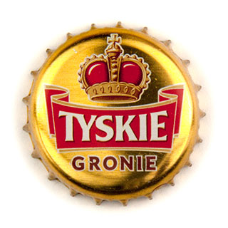 Tyskie Gronie gold crown cap